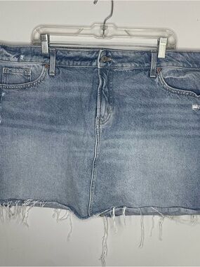 Old Navy Light Blue Denim Mini Skirt